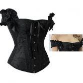 corset preto tamanho P